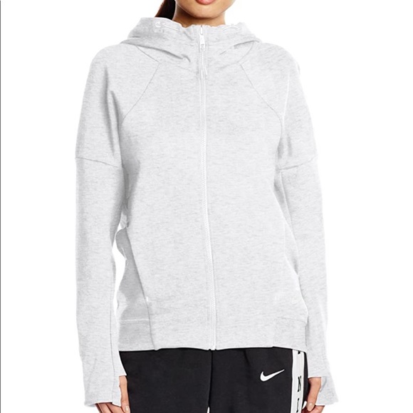 nike tech fleece hoodie birch heather